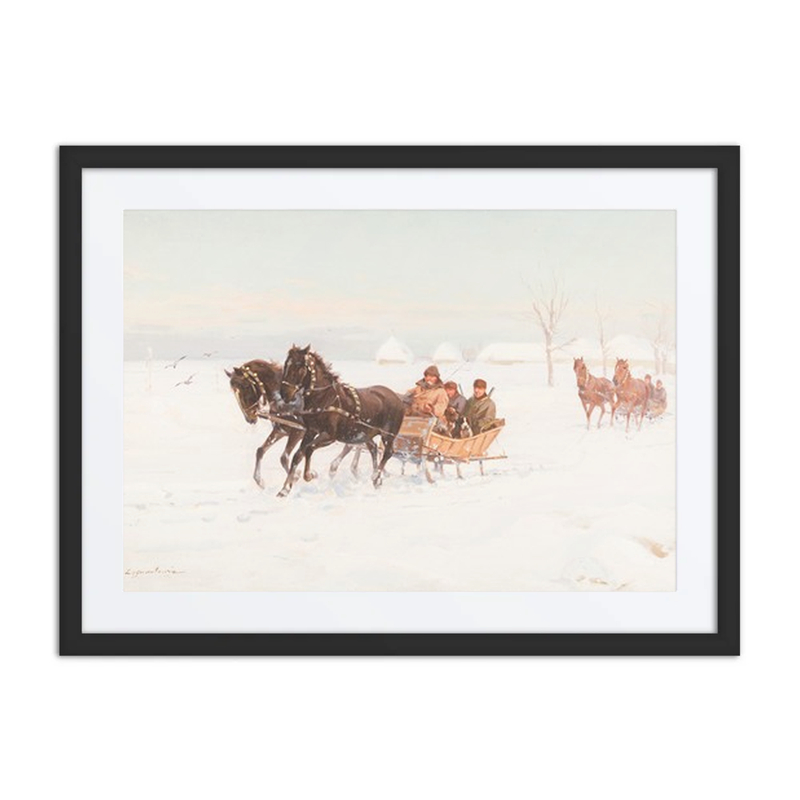 Sleigh Ride in Winter