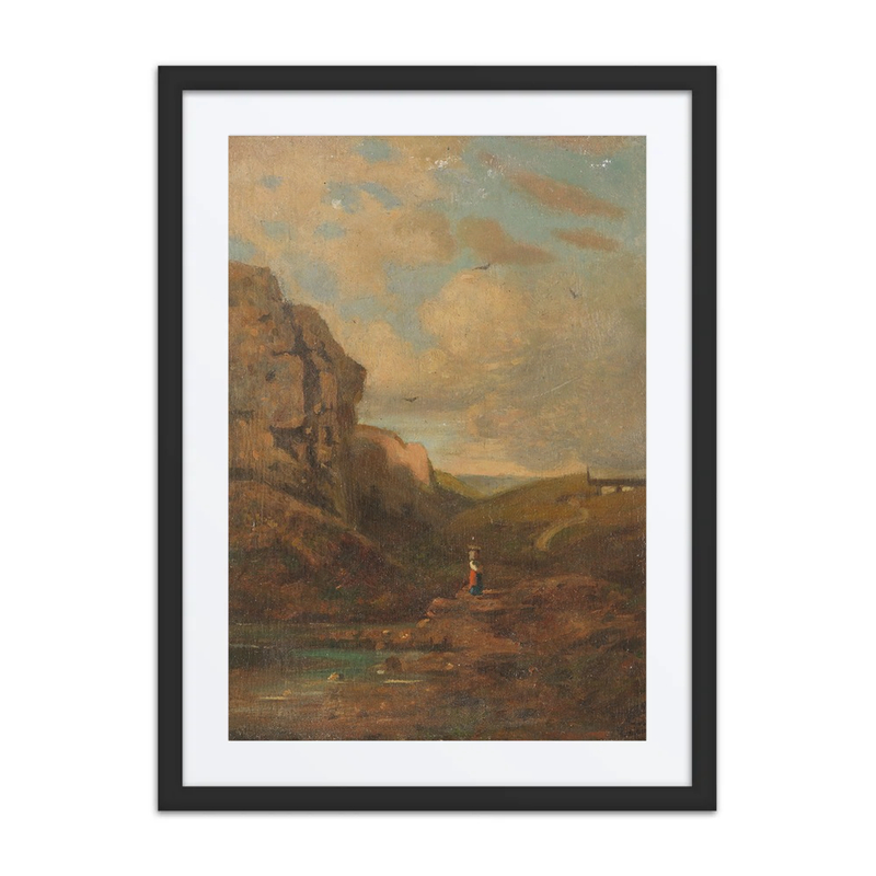 Small Landscape with Shepherdess