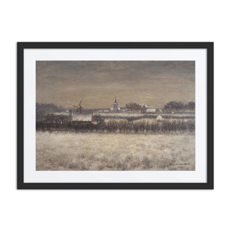 Snow-Covered Sint-Martens-Latem