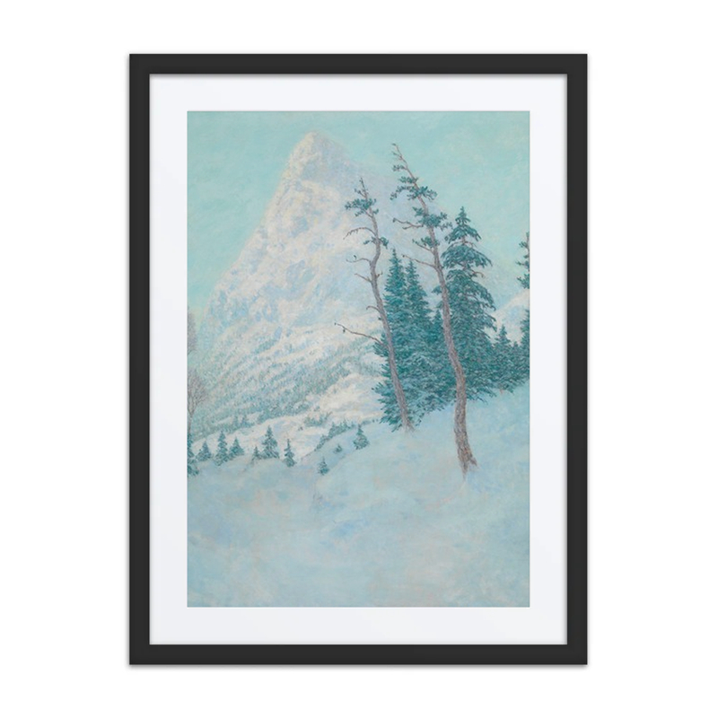 Snowy Mountain Landscape