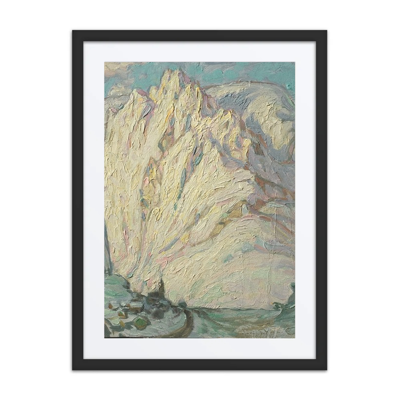 Snowy Mountains. Study from Lofoten