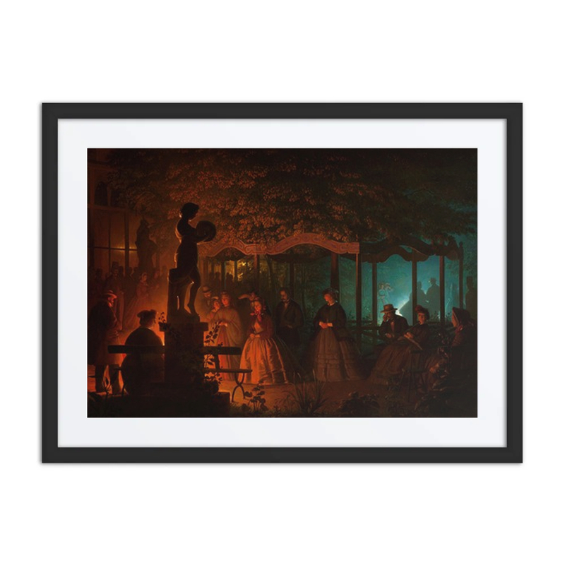 Soirée of Bengal Fires at Vaux-Hall, Brussels Park