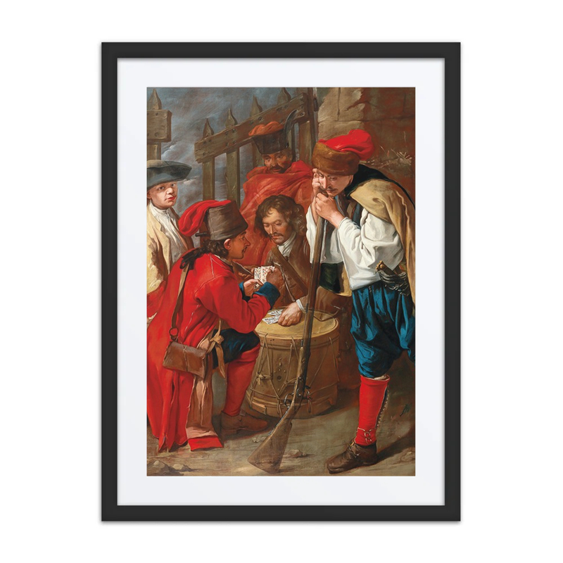 Soldiers Playing Cards