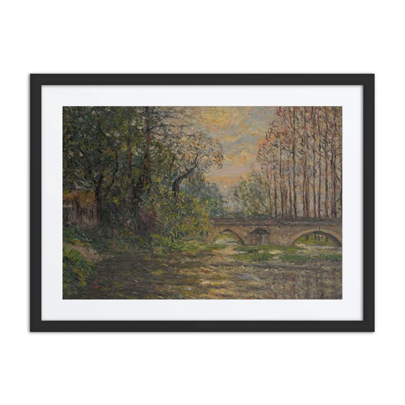 Soleil Couchant sur le Loir, Lavardin