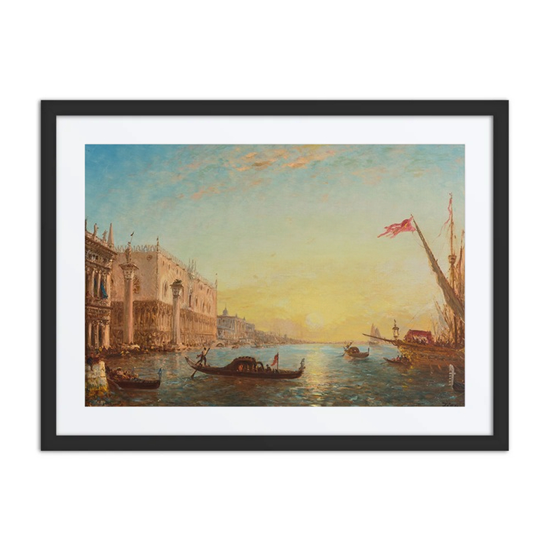 Soleil Levant Devant la Piazzetta et le Palais des Doges, Venise