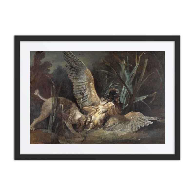 Spaniel Seizing a Bittern