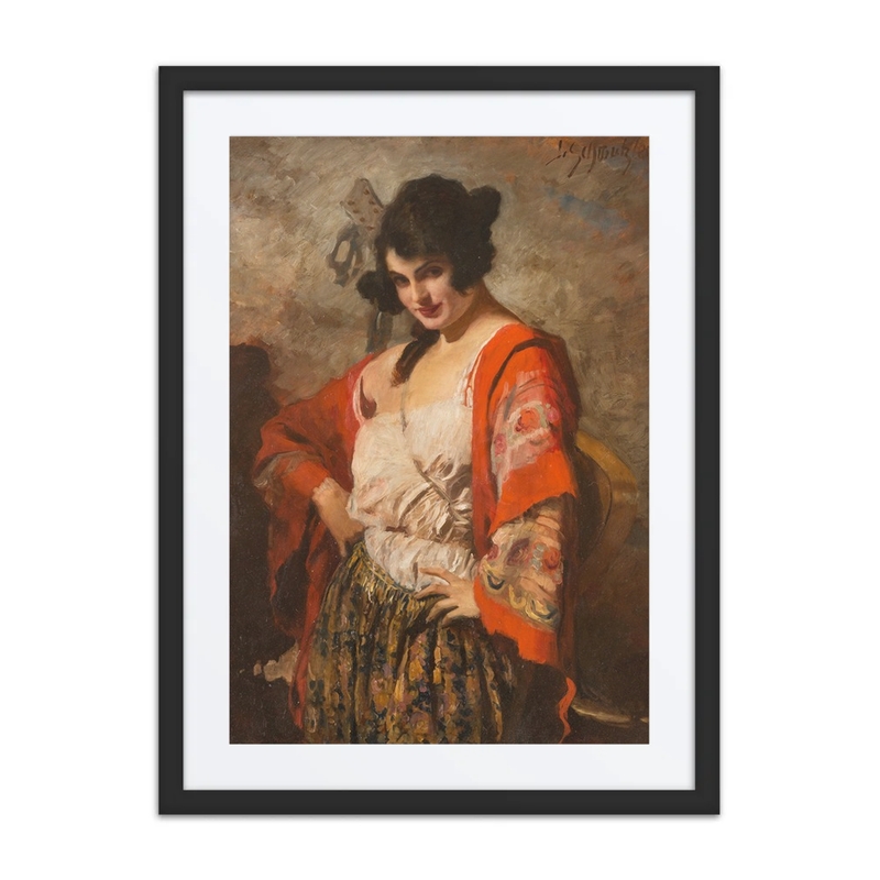 Spanish Beauty with Guitar