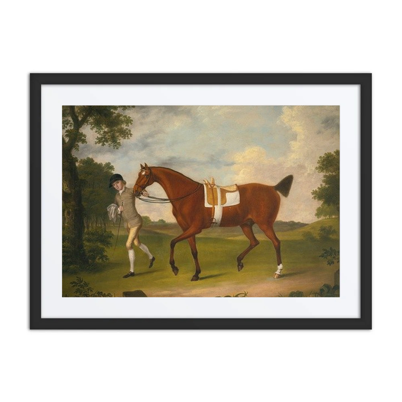 Sprightly, a Lady’s Hack Held by a Groom in a Landscape