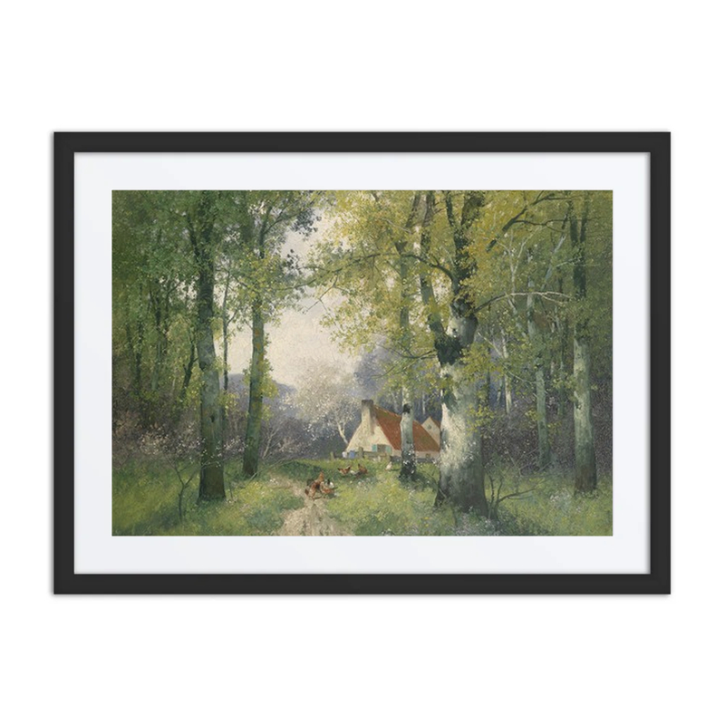 Spring Landscape with Cottage