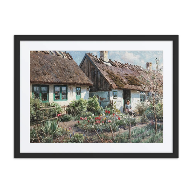 Springtime in a Rustic Garden