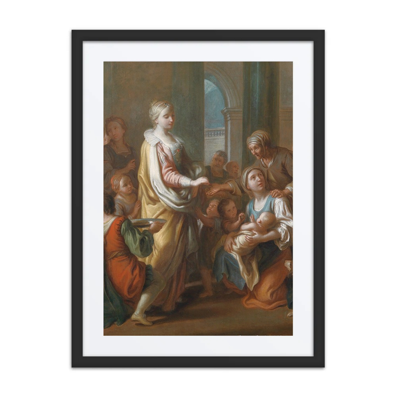 St. Elisabeth Distributes Alms