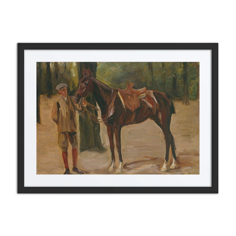 Stable Hand with Horse