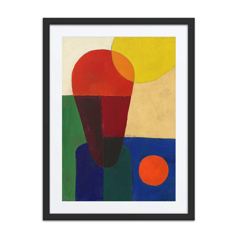 Stark Abstrahierte Halbfigur