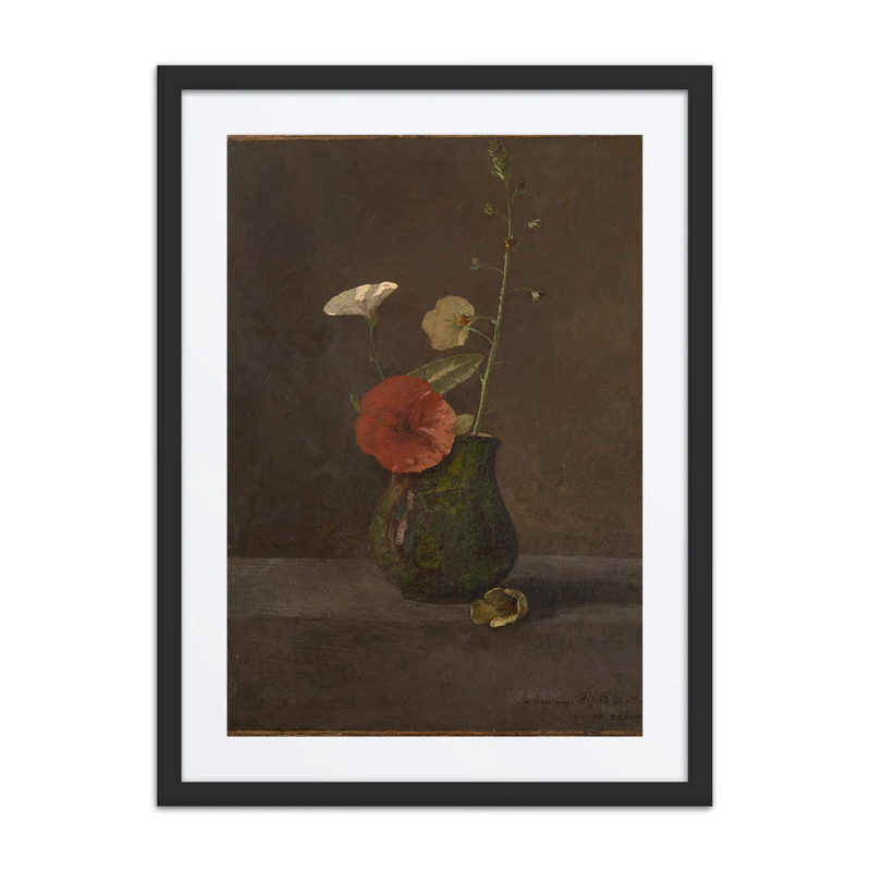Still Life in a Green Vase