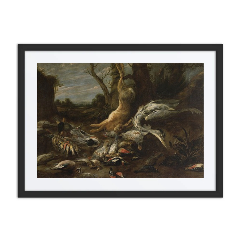 Still Life of Game in a Landscape