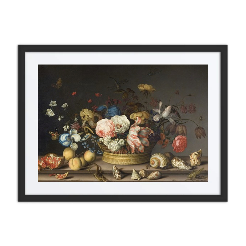 Still Life with a Basket of Flowers