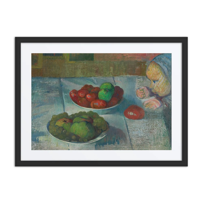 Still Life with a child’s Profile and Fruit
