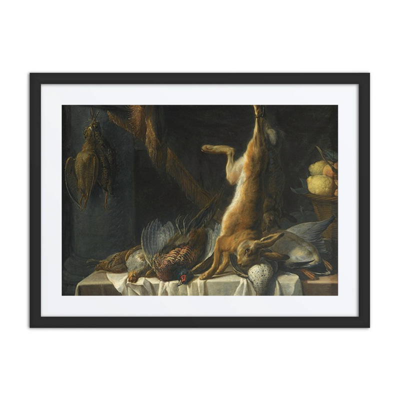Still Life with a Dead Hare, a Duck, a Pheasant, and Poultry on a Table