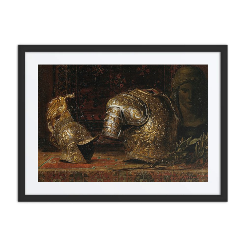 Still Life with Armor and Bust