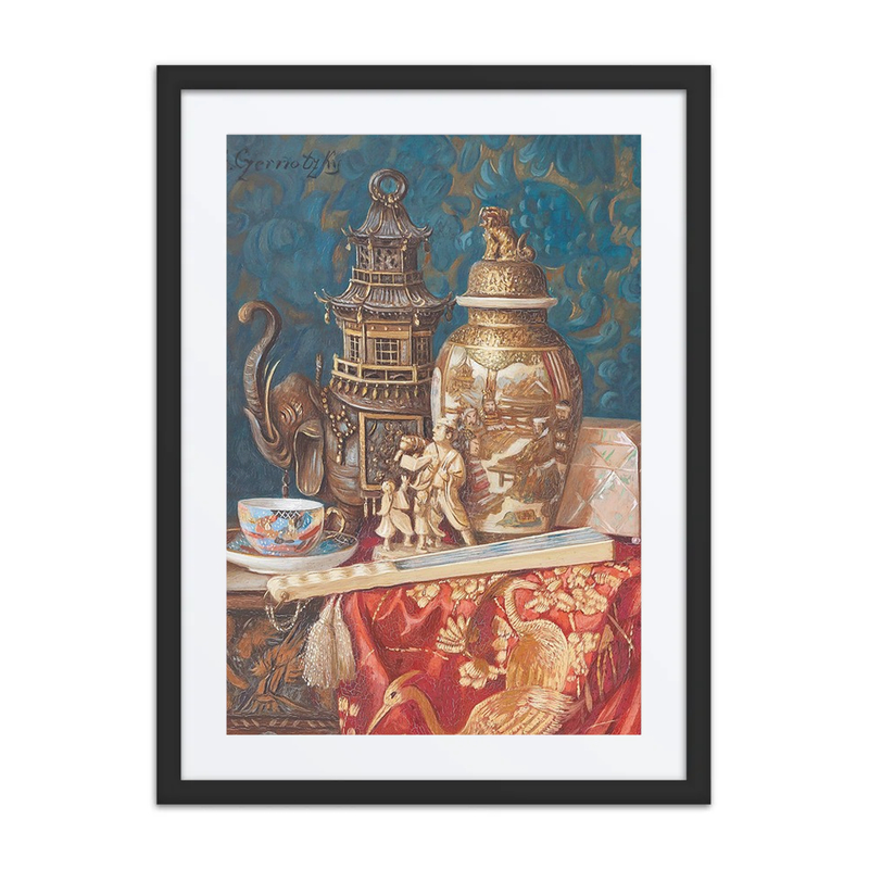 Still Life with Asian Antiques