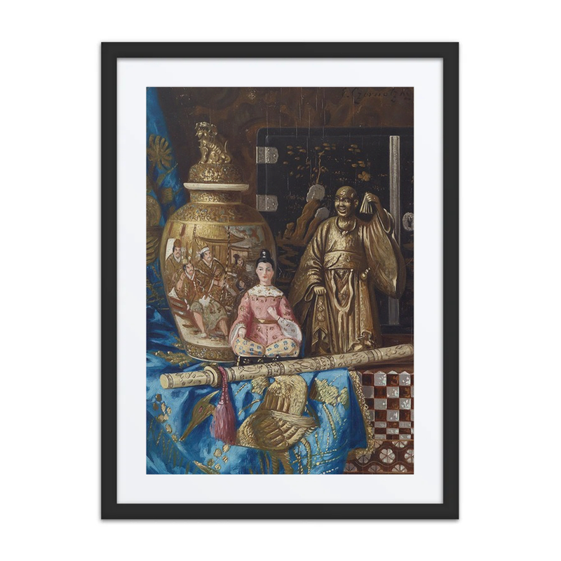 Still Life with Asian Antiques