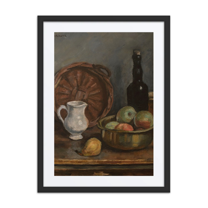 Still Life with Black Bottle