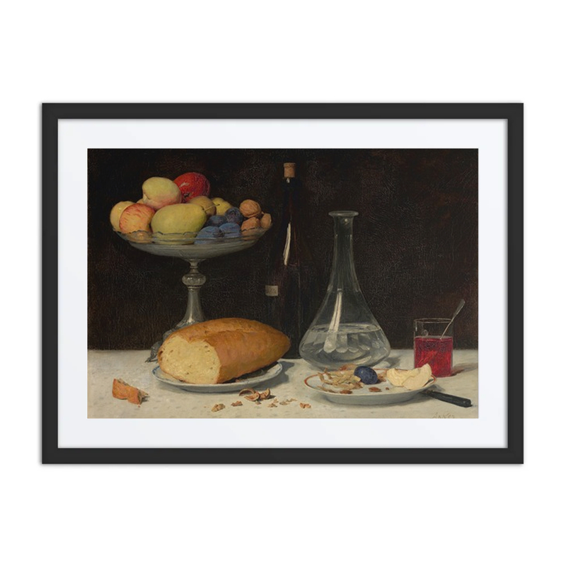 Still Life with Bread and Fruit