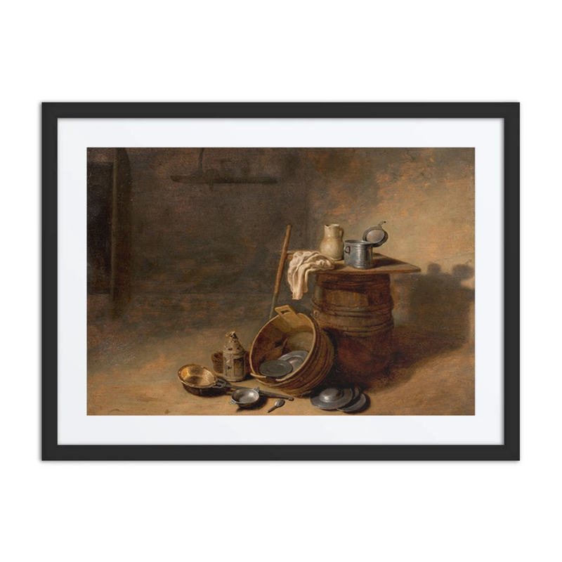 Still Life with Copperware and Pewter Dishes