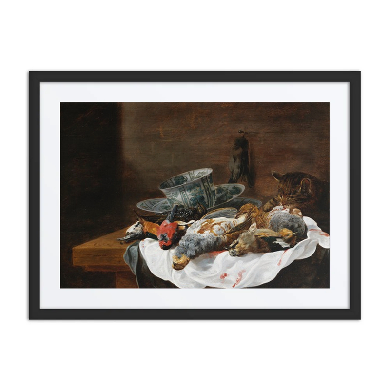 Still Life with Dead Birds and Cat