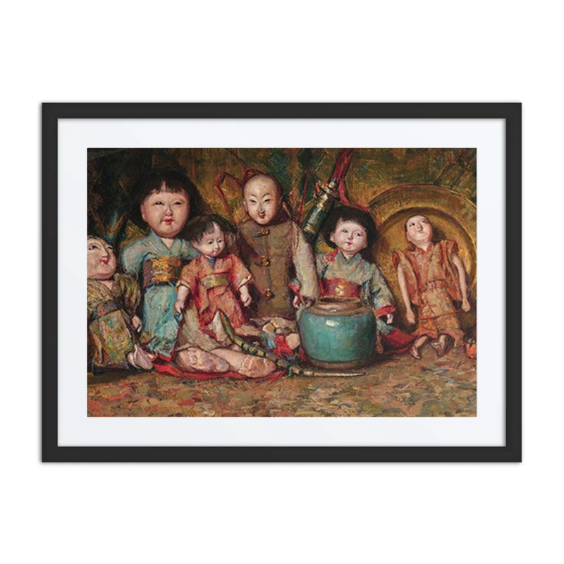 Still Life with East Asian Dolls