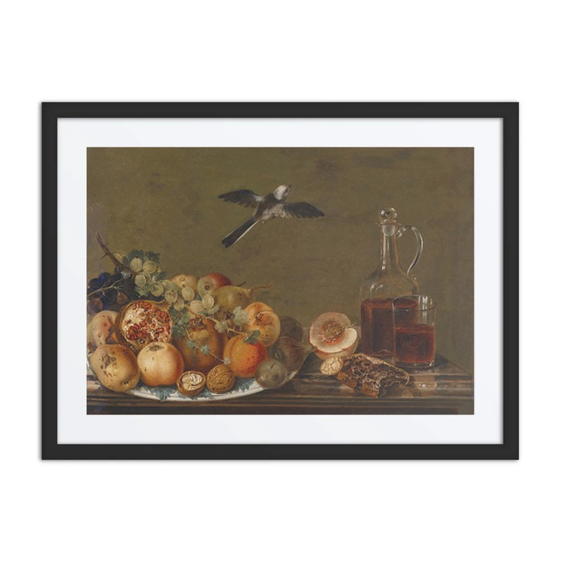 Still Life with Figs and Apples