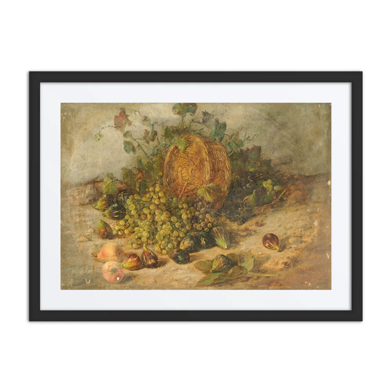 Still Life with Figs and Grapes