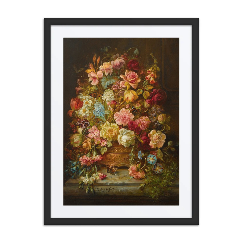 Still Life with Flowers in a Jardiniere