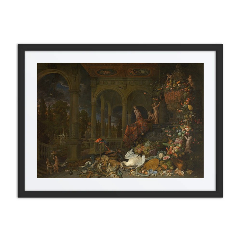 Still Life with Fruit and Animals