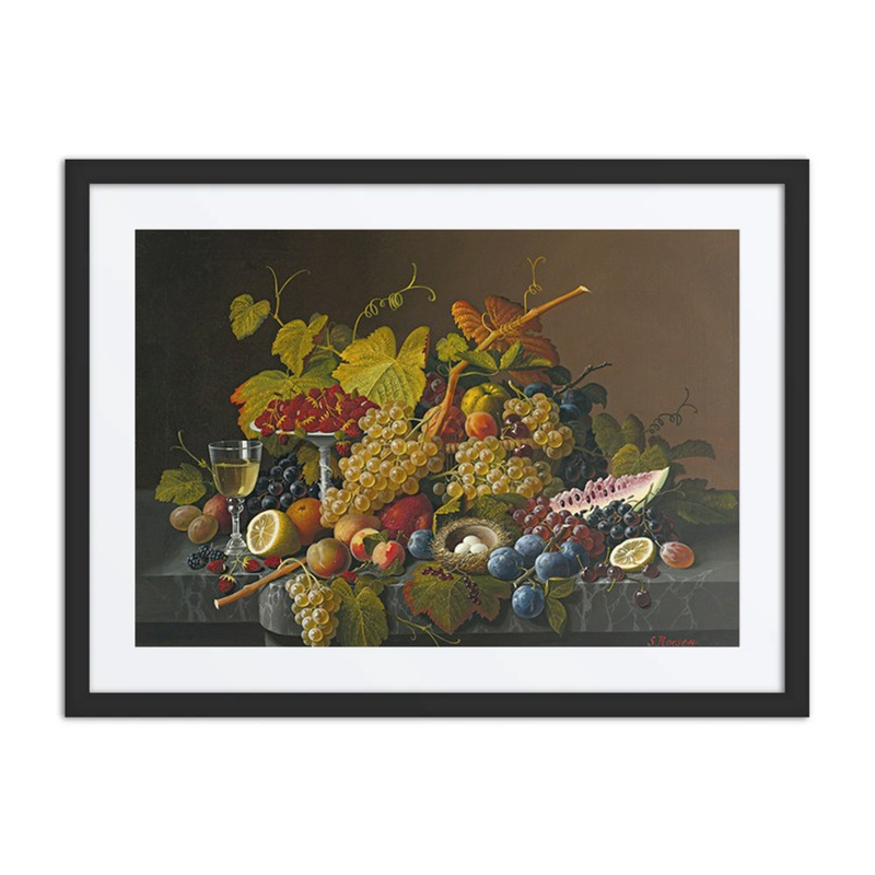 Still Life with Fruit and bird’s Nest