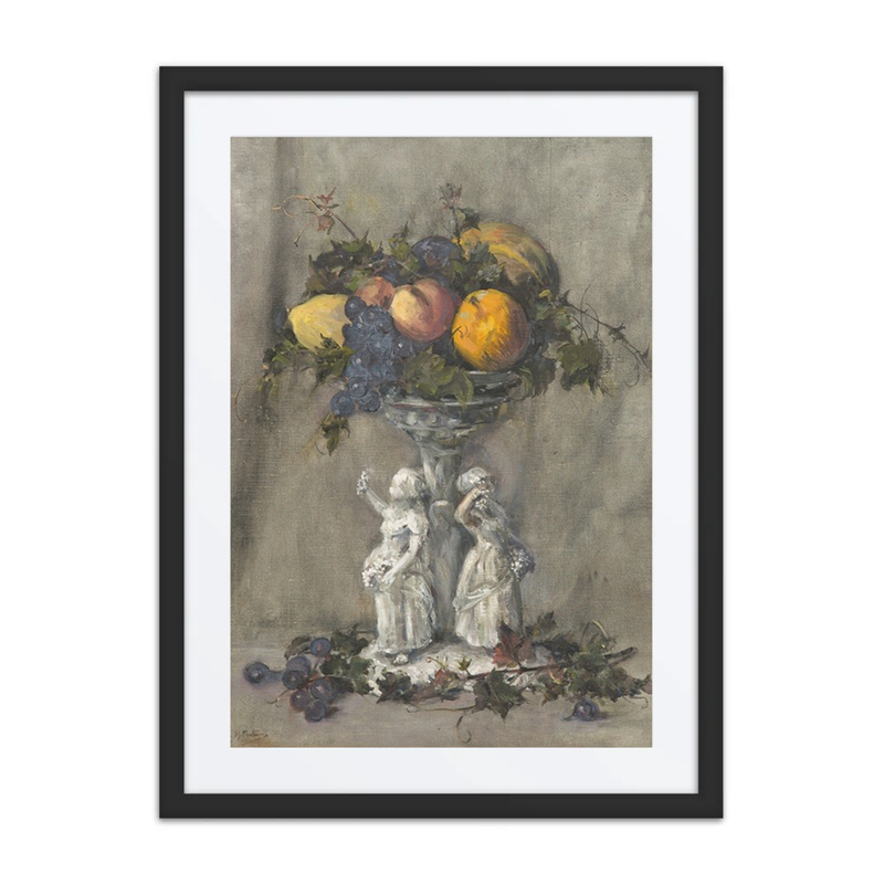 Still Life with Fruit and Cherubs
