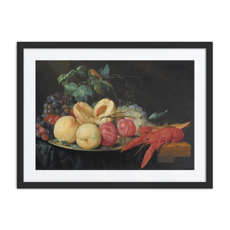 Still Life with Fruit and Crayfish