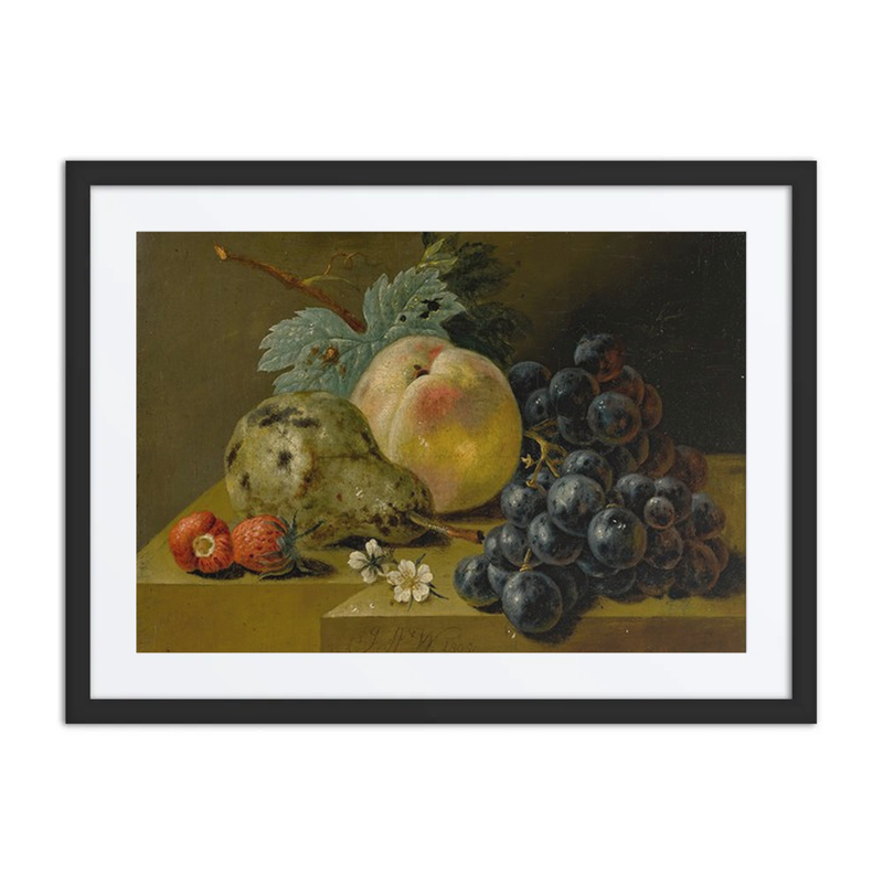 Still Life with Fruits on a Ledge