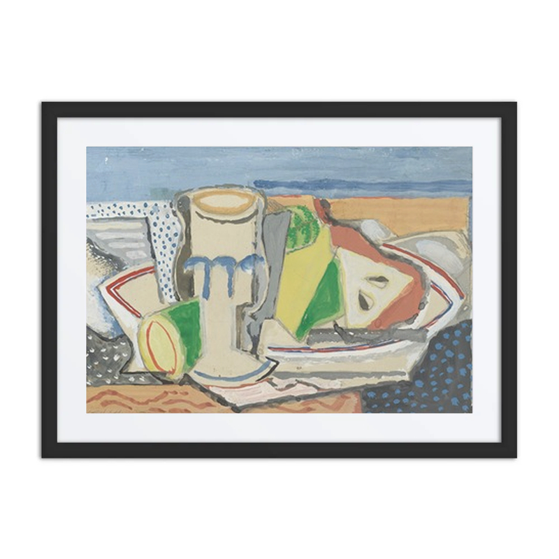 Still Life with Glass and Pear