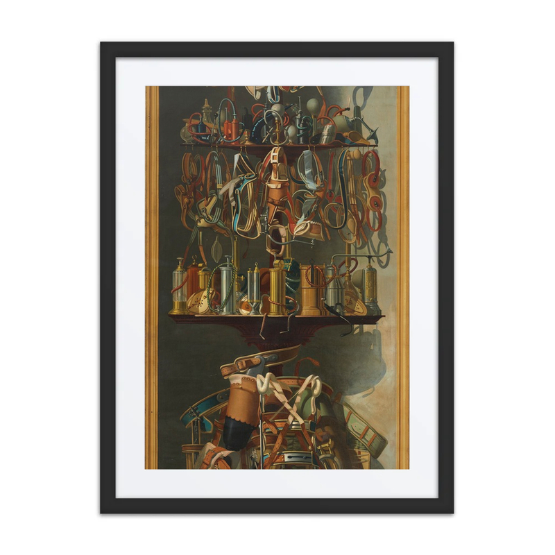 Still Life with Horse Tack and Prosthetic Limbs