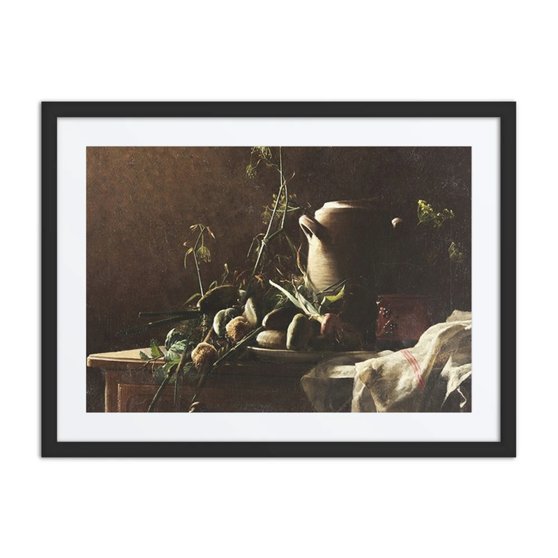 Still Life with Leeks, Potatoes and Fennel