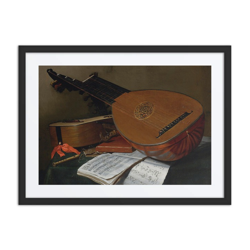 Still Life with Lute and Guitar