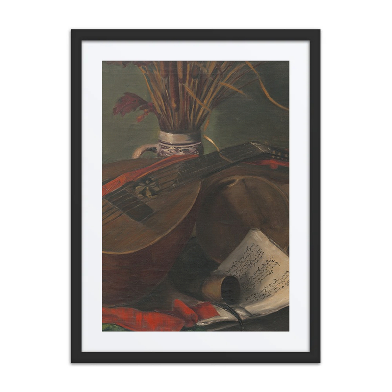 Still Life with Mandolin and Sheet Music