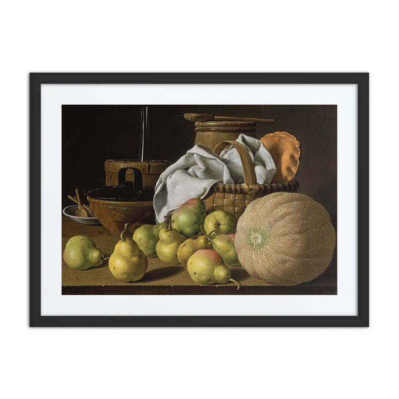 Still Life with Melon and Pears