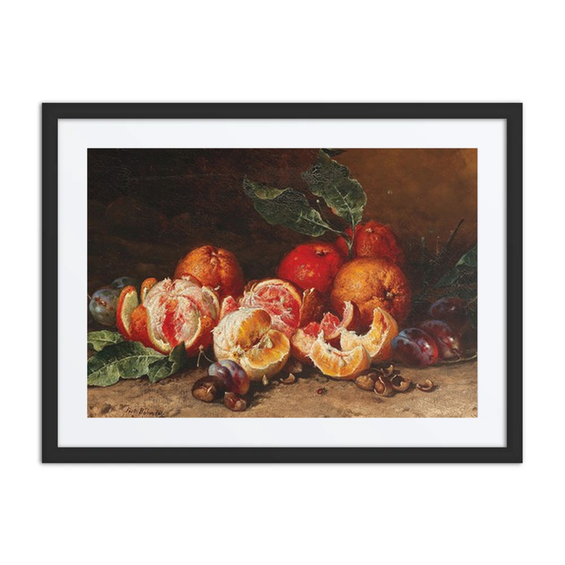 Still Life with Oranges, Plums and Chestnuts