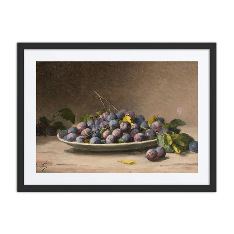 Still Life with Plums