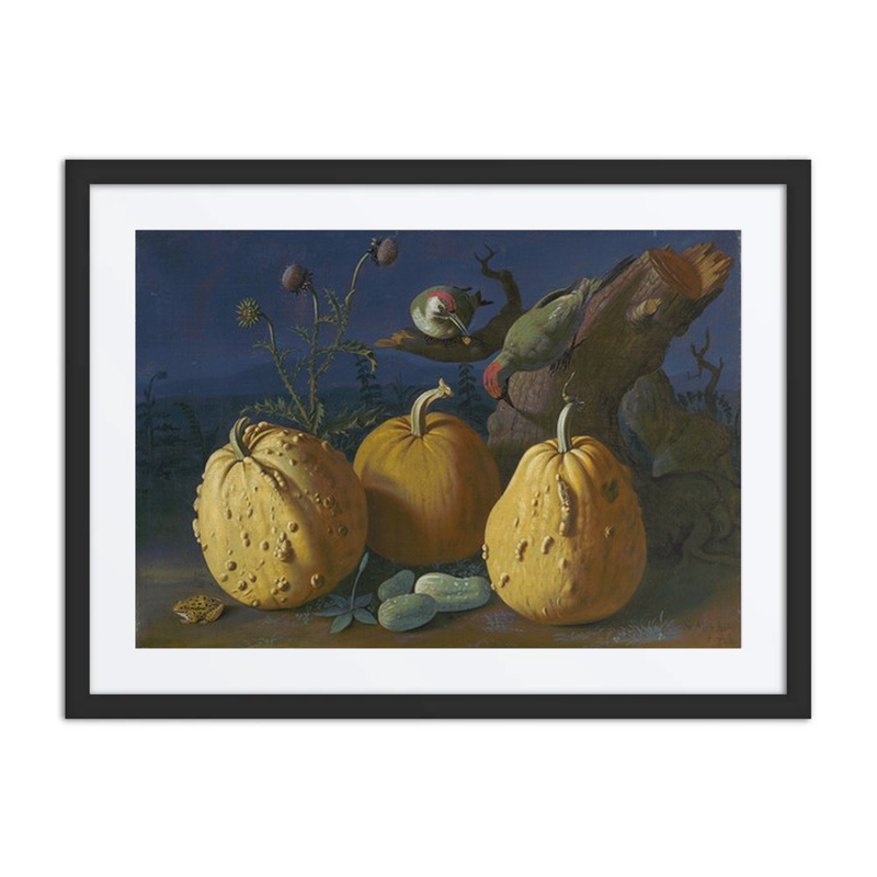Still Life with Pumpkins and Cucumbers