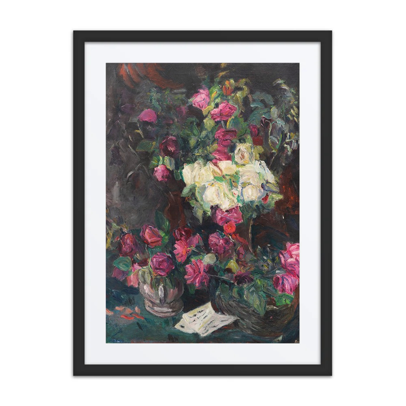 Still Life with Red Roses