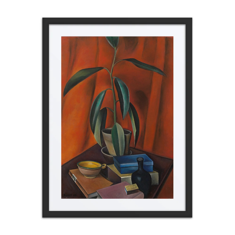 Still Life with Rubber Tree