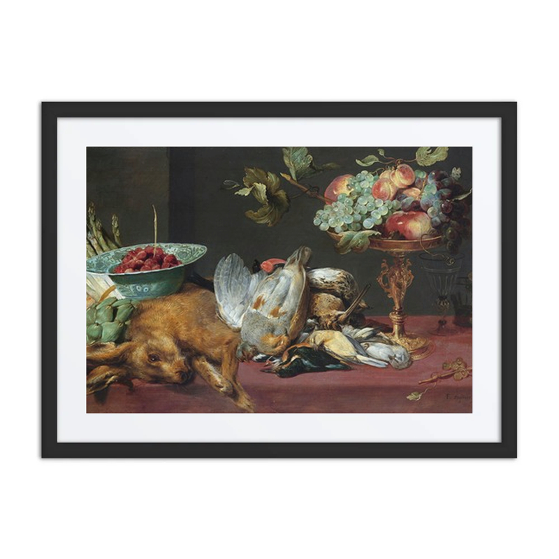 Still Life with Small Game and Fruits